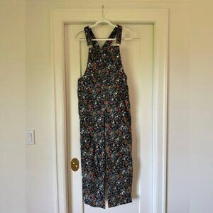 HUGE CLEAROUT! WILDFANG 100% authentic dark floral jumpsuit/overalls